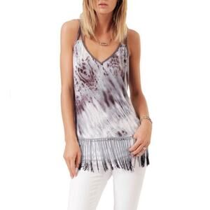 SW3 Bespoke Kalina Fringe Tank Top   NEW